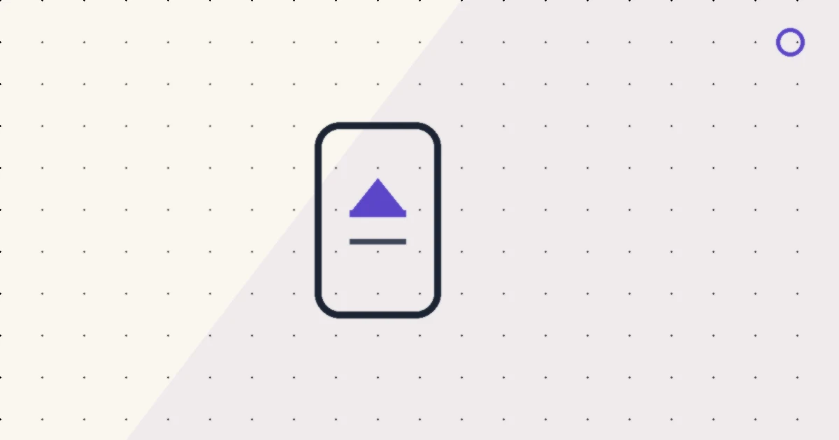 Abstract editorial illustration of a phone screen with a forwarded-message arrow icon.